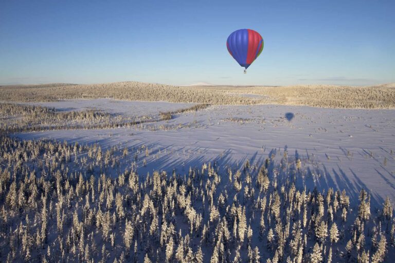 Lappland Aurora Heissluftballon