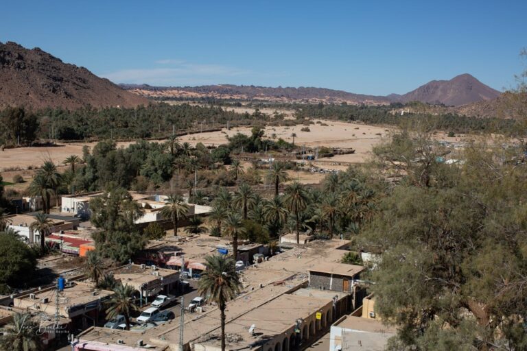 Algerien Blick auf Djanet